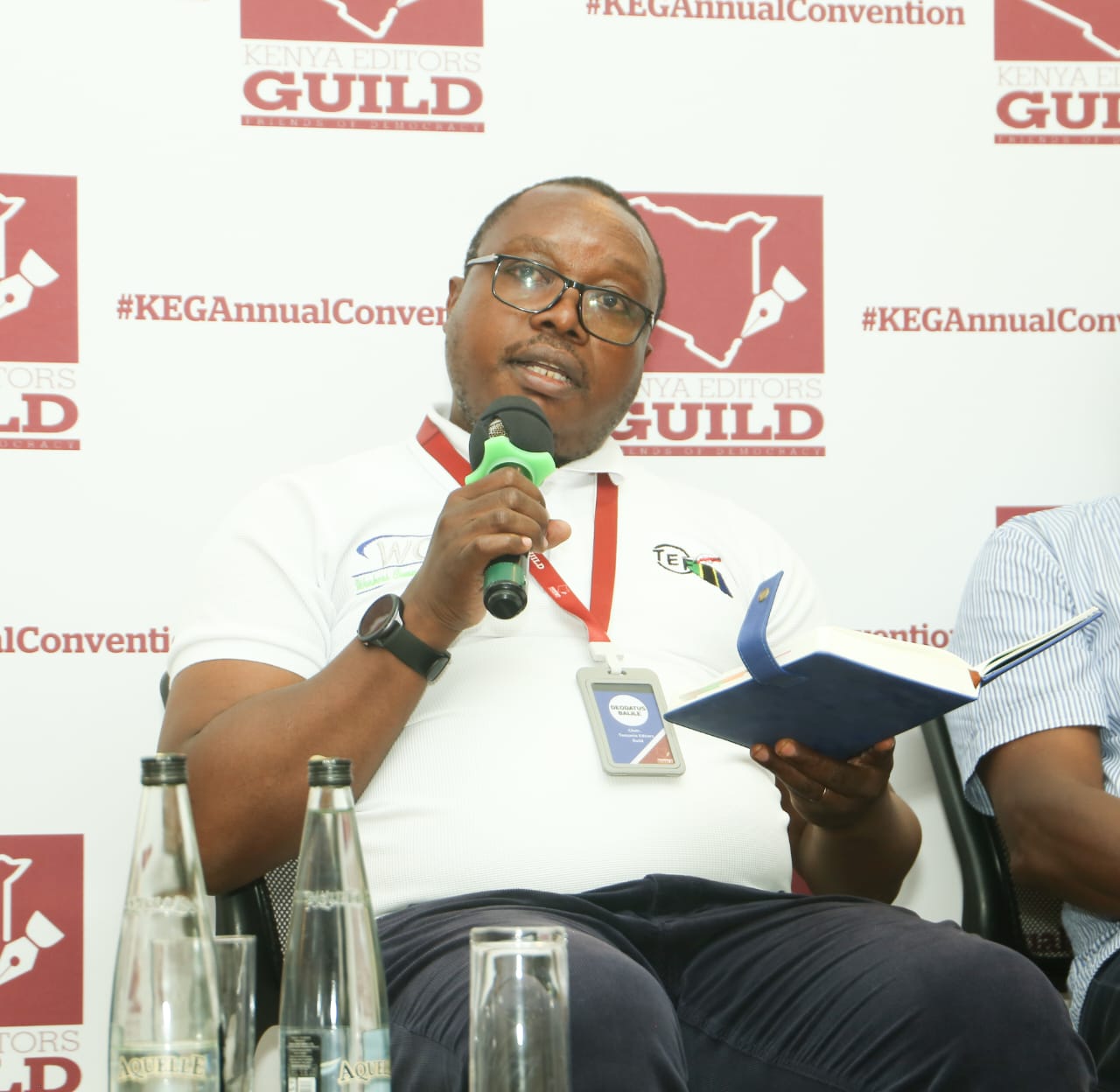 Deodatus Balile,newly elected President of EAES.